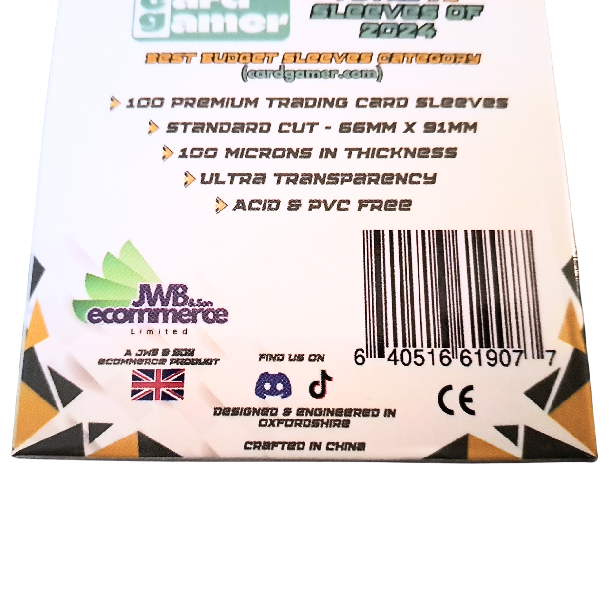 Guardian Elite® Premium Trading Card Sleeves - 100 Sleeves - Standard Size